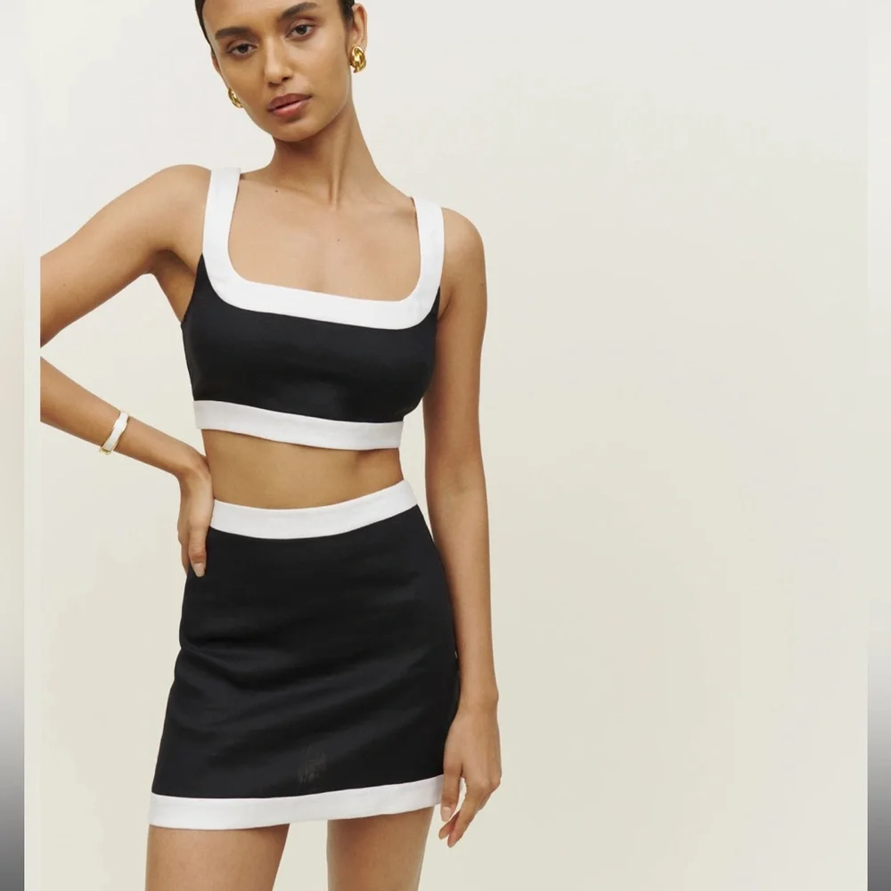 Reformation Robbie Linen Two Piece